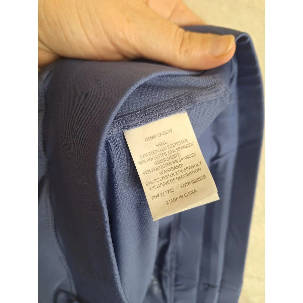 Gerry Breezy Cargo Drawstring Skort Women’s XXL Blue Athleisure Tennis Golf